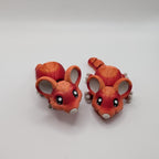 Articulated Fidget Mouse: Sensory Desk Pet - Autumn Harvest