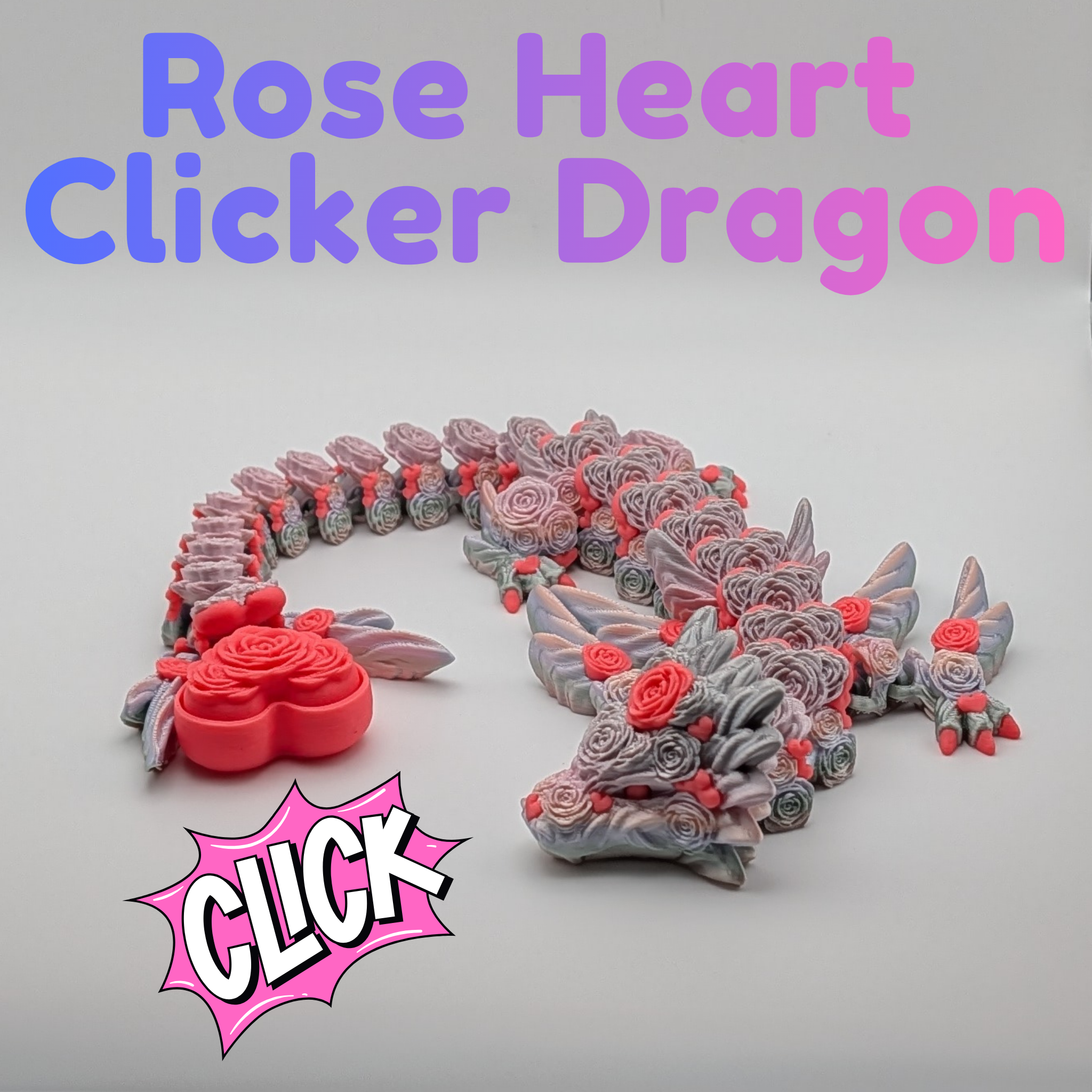 Rose Heart Clicker Dragon