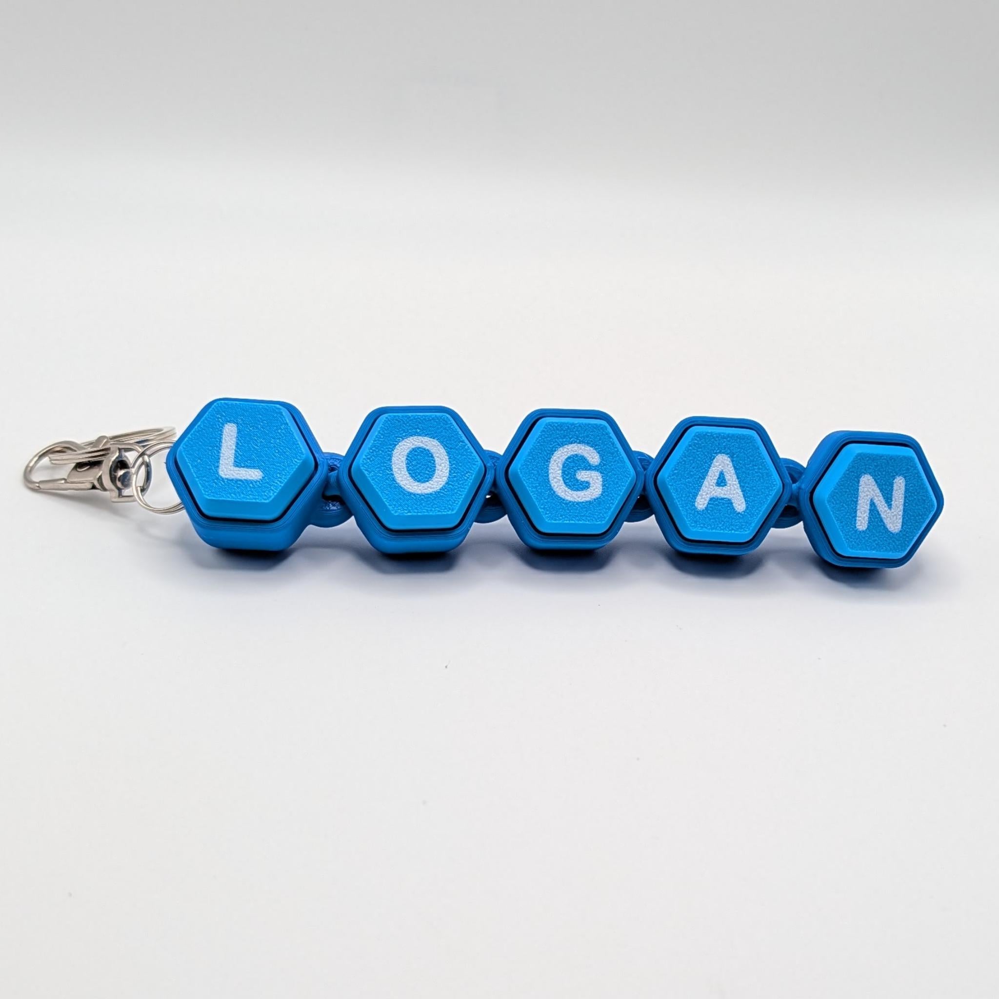 Personalized Name Clicker Keychain