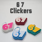 67 Clicker Fidget Clicker Keychain