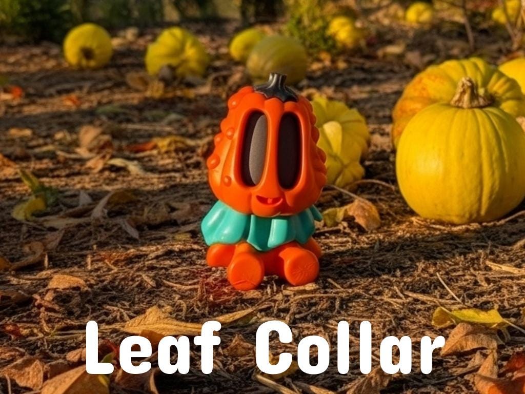 Halloween Blob Pumpkin Figure: Spooky Desk Decor