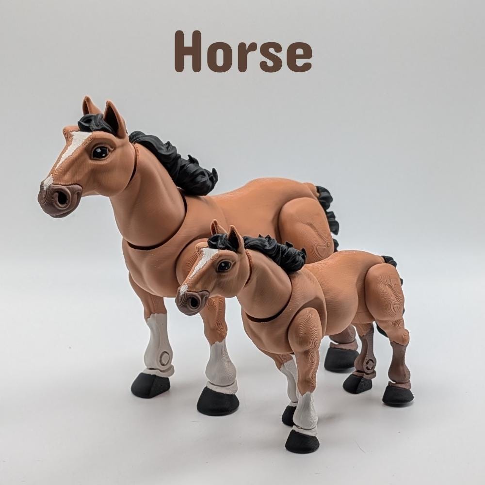 Articulated Horse Figure