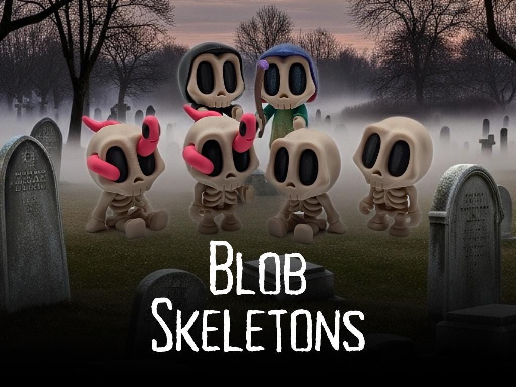 Blob Skeleton Figure