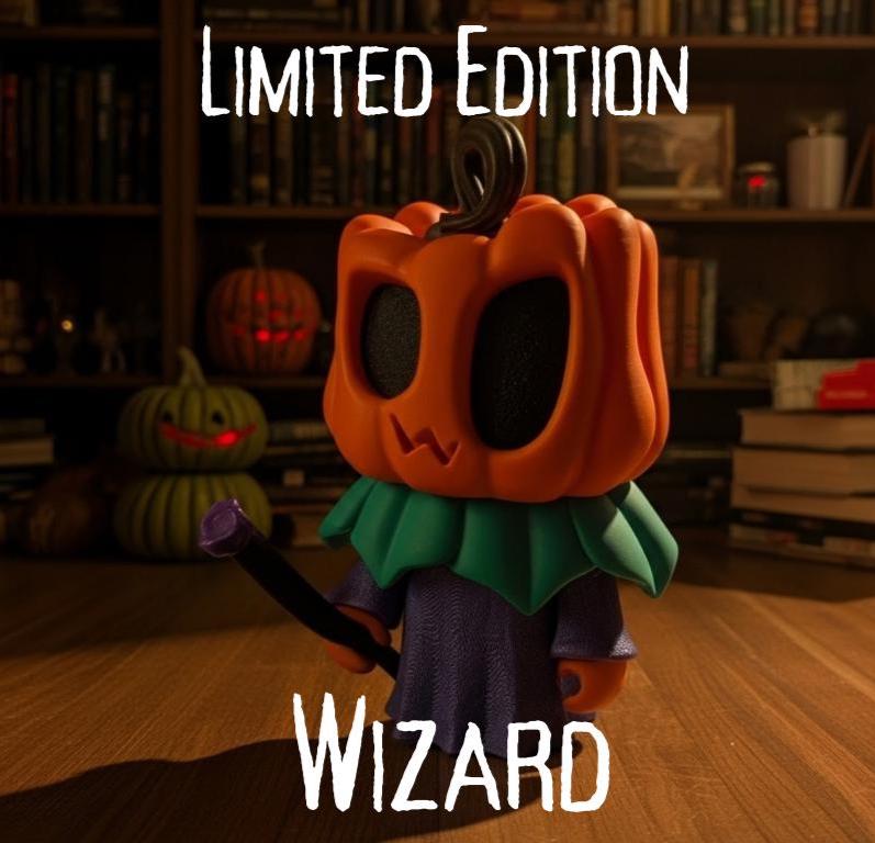 Halloween Blob Pumpkin Figure: Spooky Desk Decor