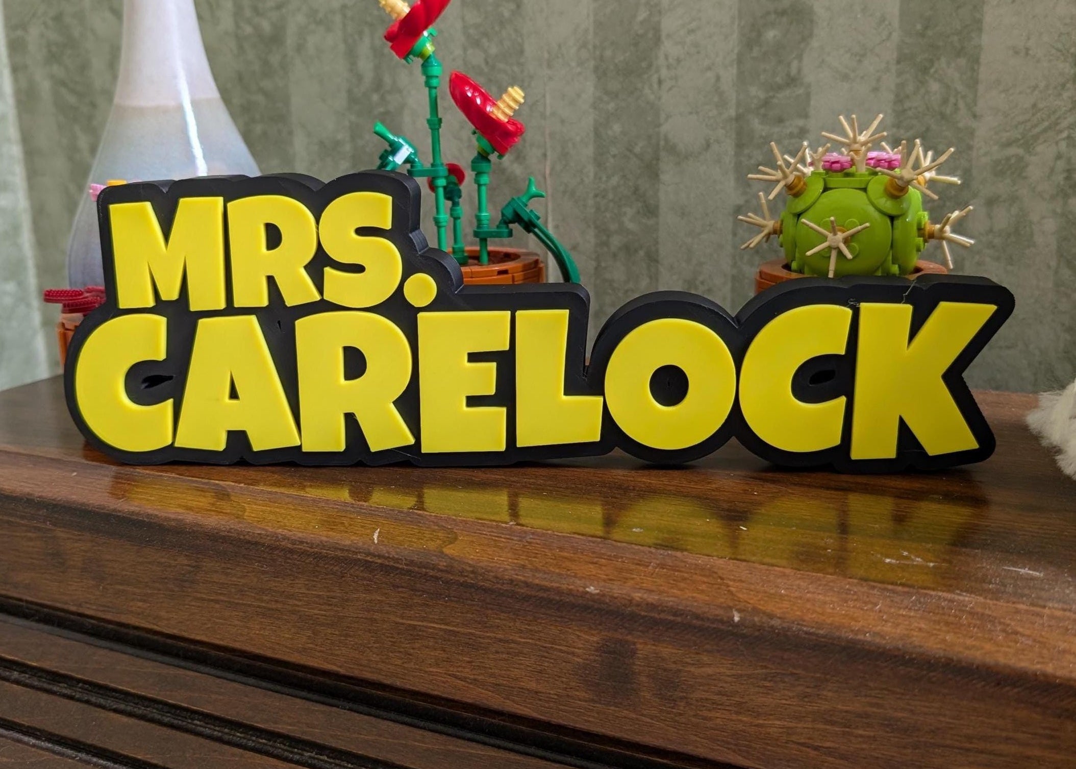 Personalized Desk Name Plate