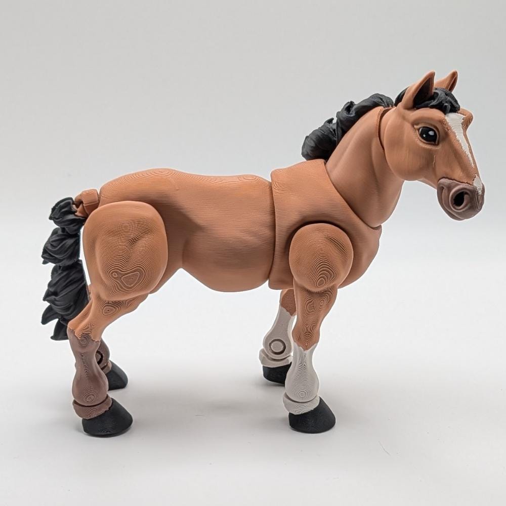 Articulated Horse Figure