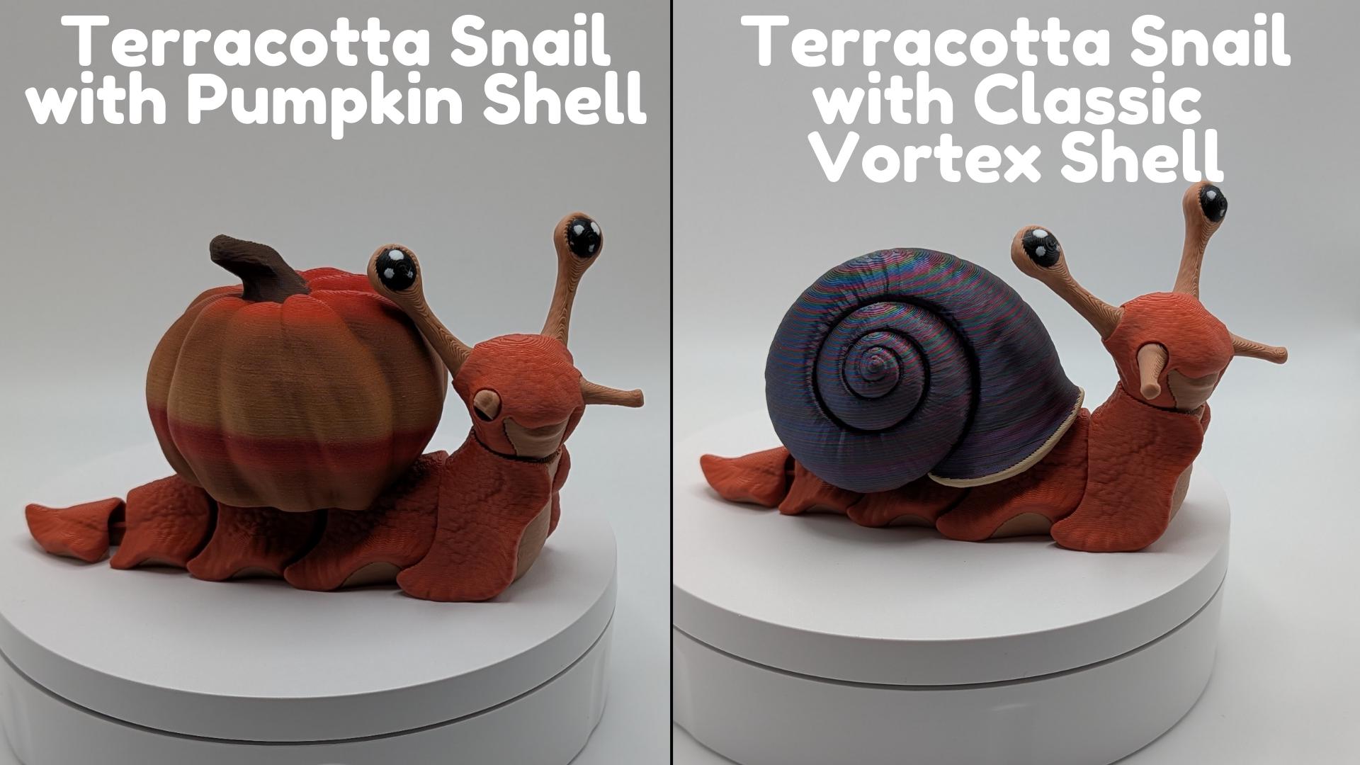 Custom Snail Figure with Choice of Shell