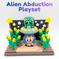Alien Abduction UFO Playset and Figures