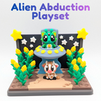 Alien Abduction UFO Playset and Figures