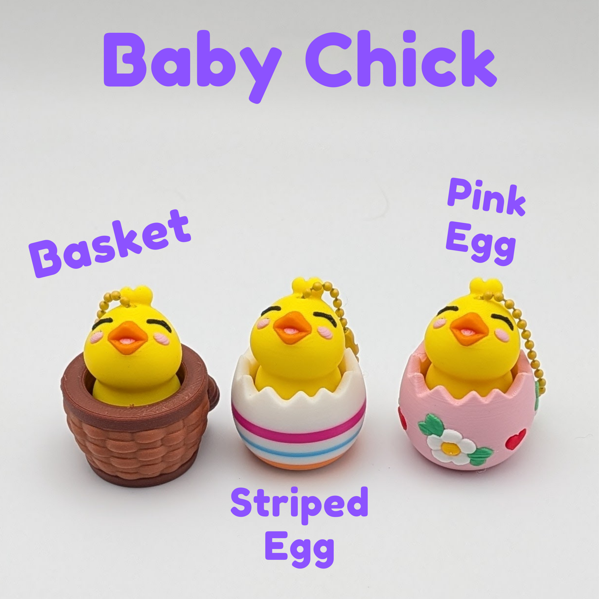 Spring Animal Mechanical Clicker Fidget Keychain