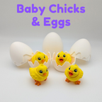 Flexi Baby Chick & Egg Fidget Toy