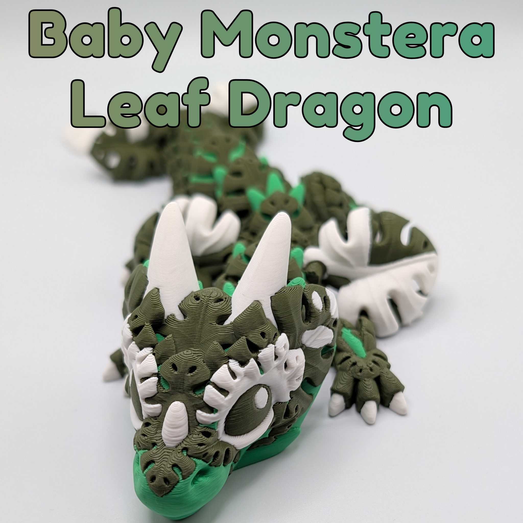 Articulated Monstera Leaf Dragon