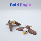 Flexi Bald Eagle and Stars and Stripes Fidget Toy