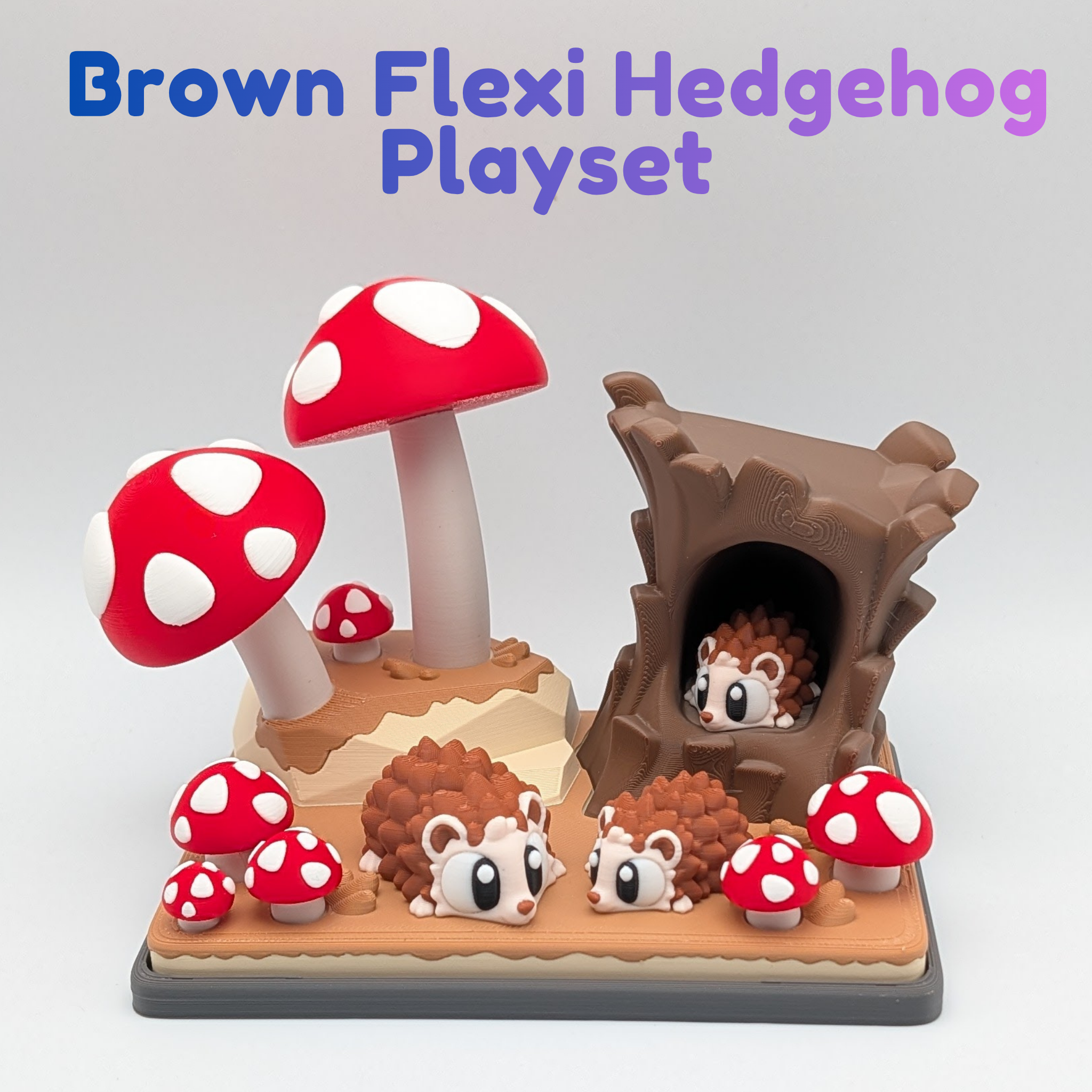 Flexi Hedgehog Articulated Fidget Toy