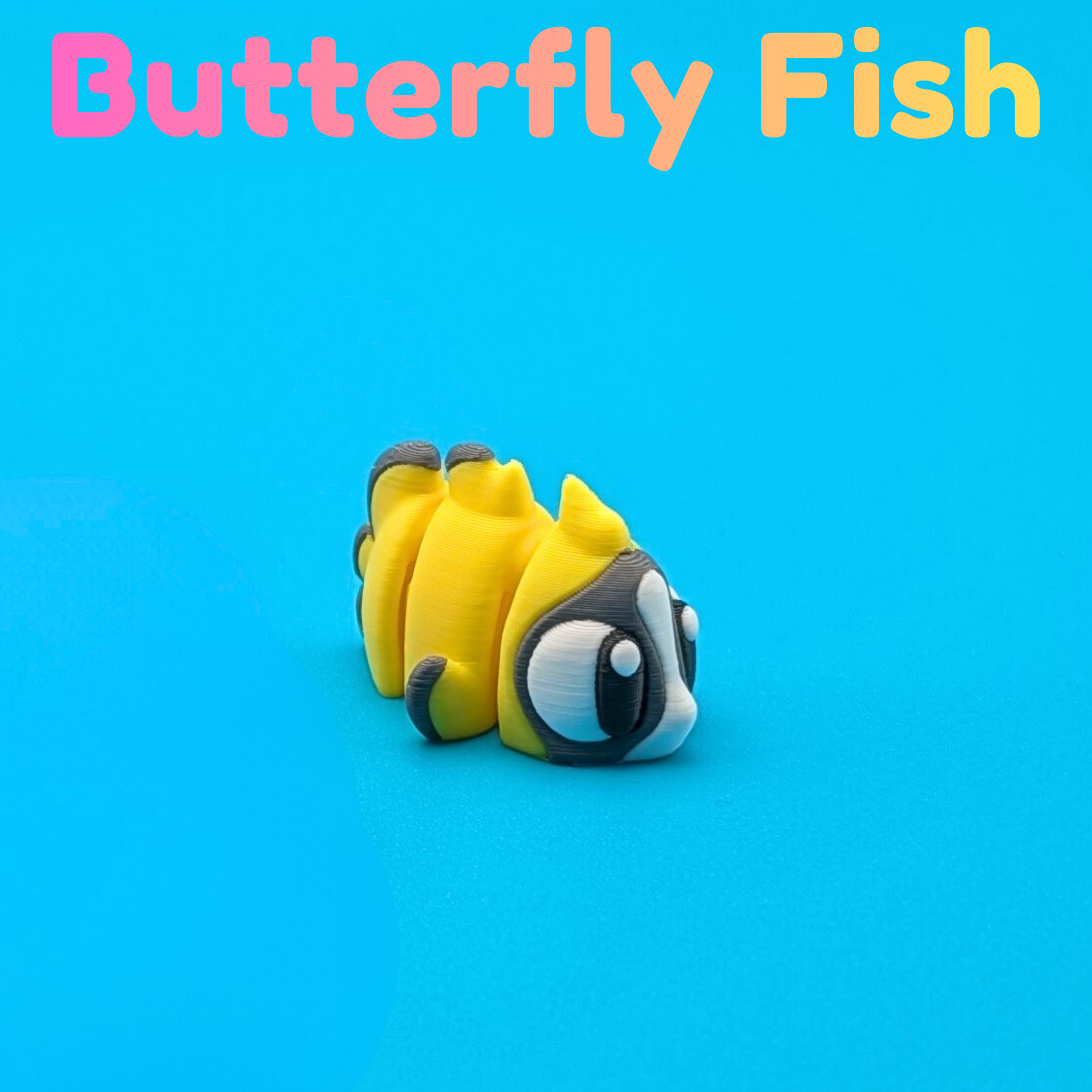 Articulated Tropical Fish Fidgets | Clownfish, Blue Tang, Butterfly