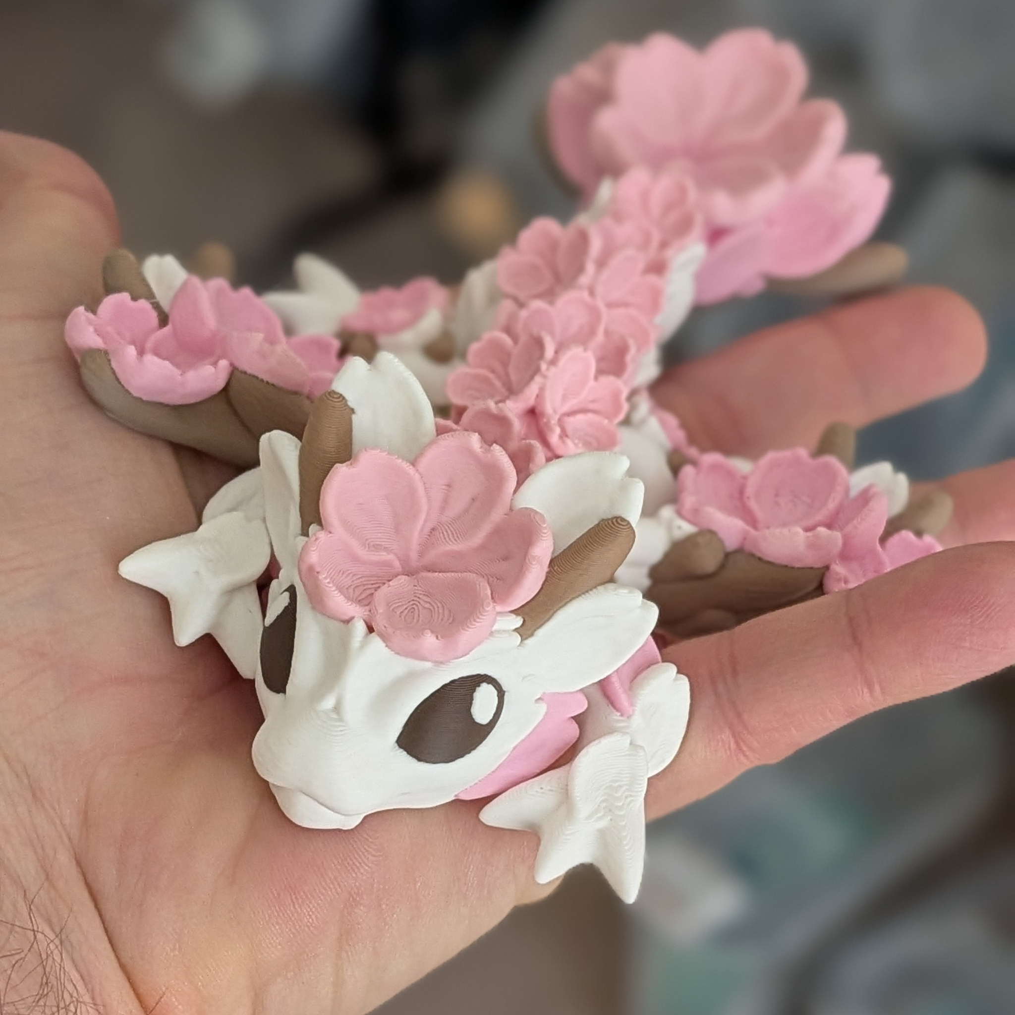 Articulated Cherry Blossom Dragon Fidget Toy