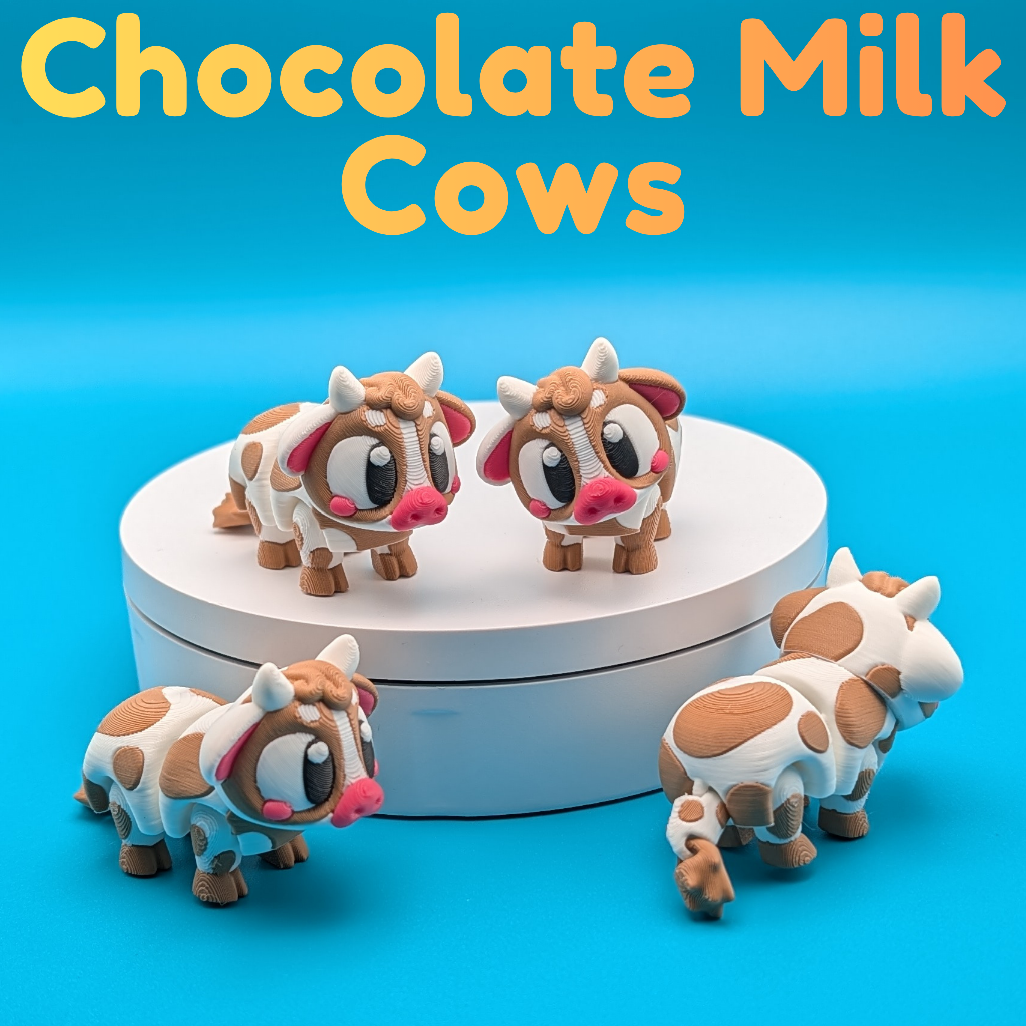 Flexi Cows | Articulated Fidget Figure