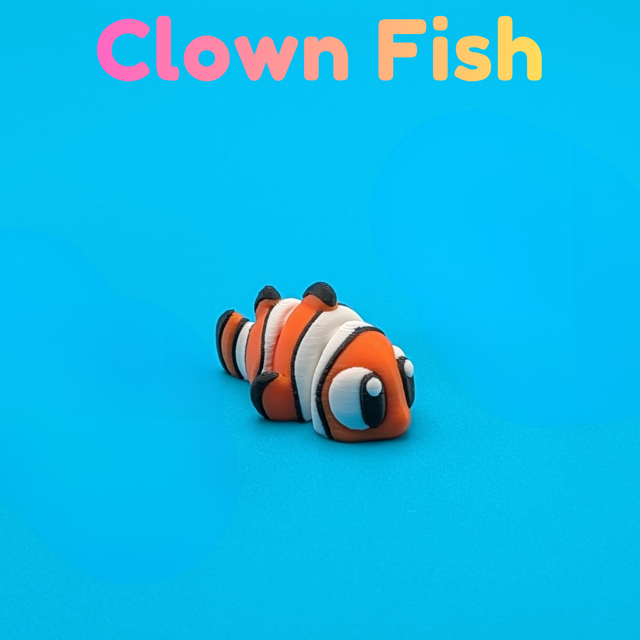 Articulated Tropical Fish Fidgets | Clownfish, Blue Tang, Butterfly