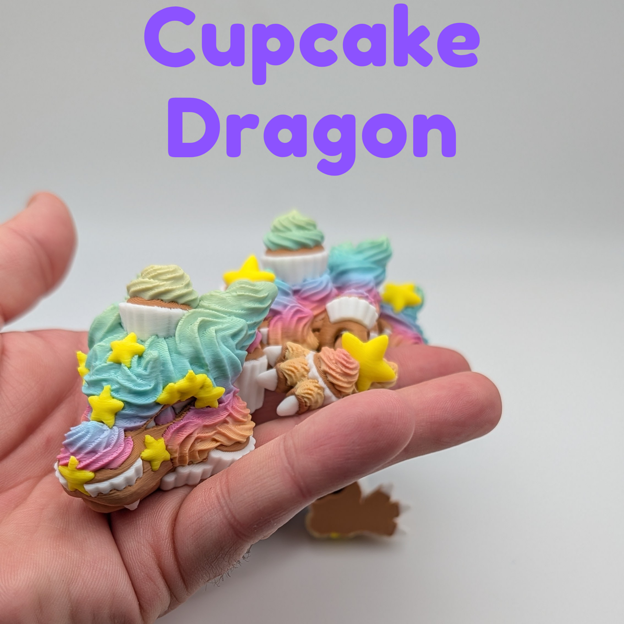 Cupcake Dragon with Clicker Tail