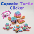 Cupcake Turtle Mechanical Clicker Fidget
