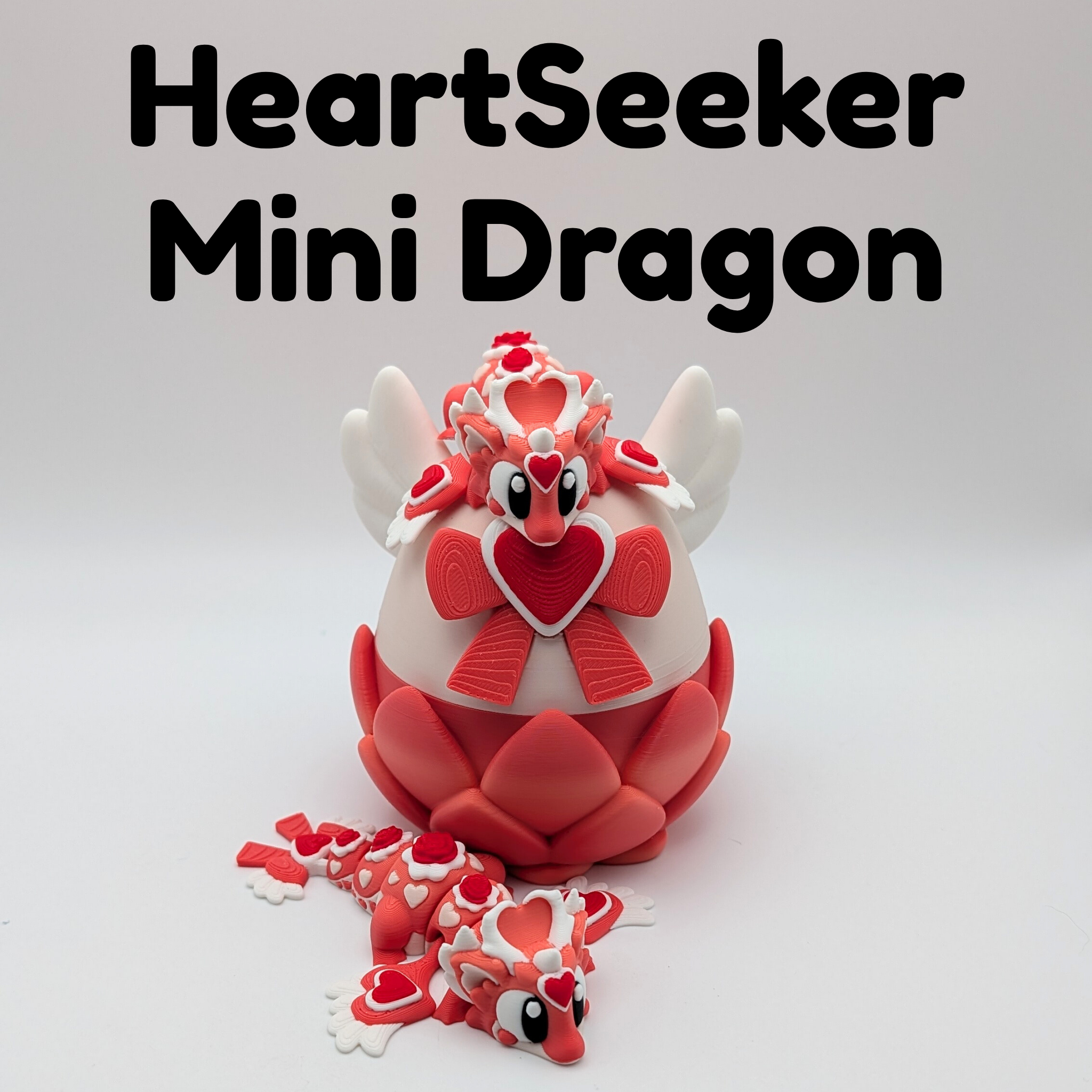 HeartSeeker Mini Dragon & Winged Egg Container