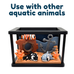 Flexi Shark & Whale Shark Fidget 3d Printed Toy, Deep Sea Playset Tank