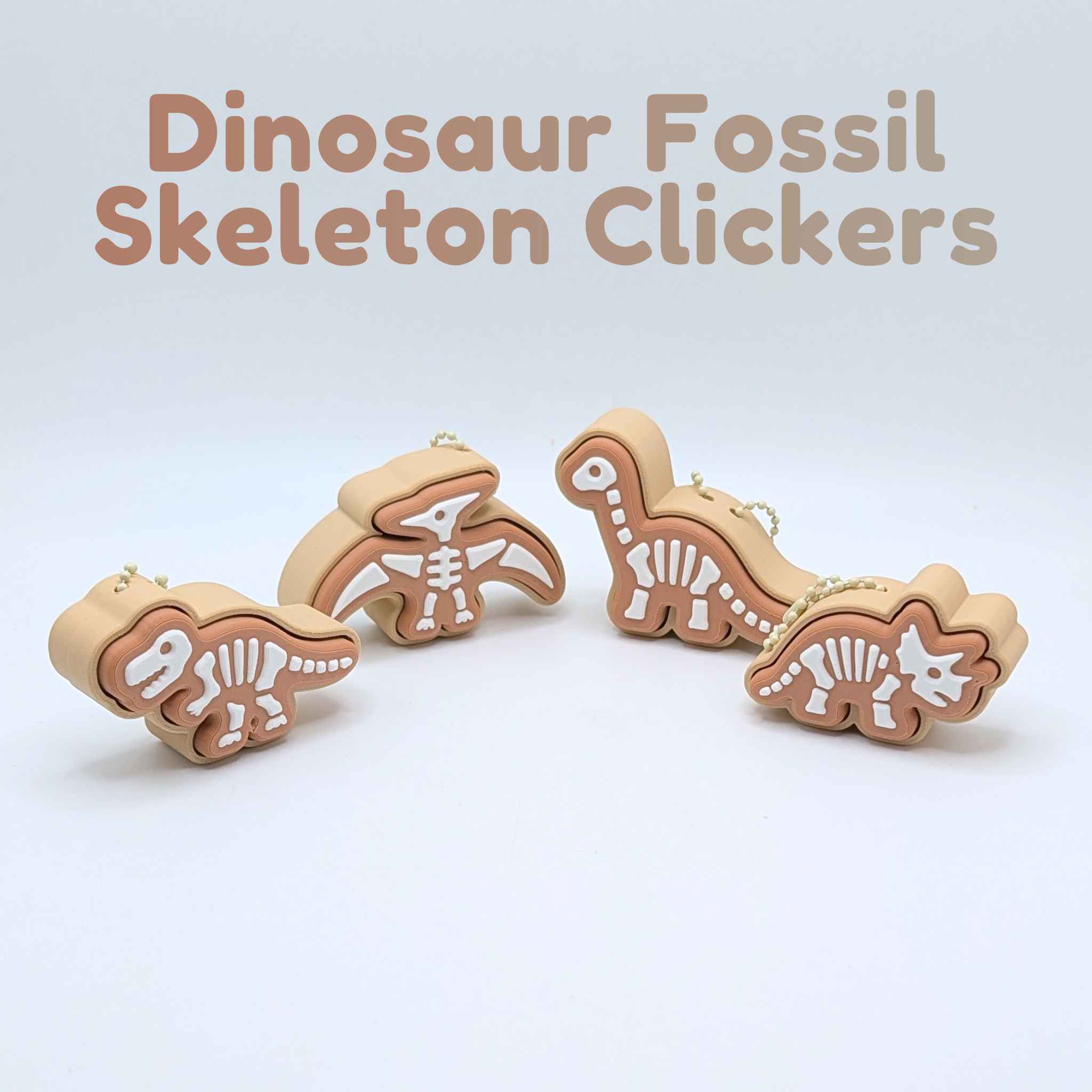 Dinosaur Fossil Skeleton Clicker Fidget