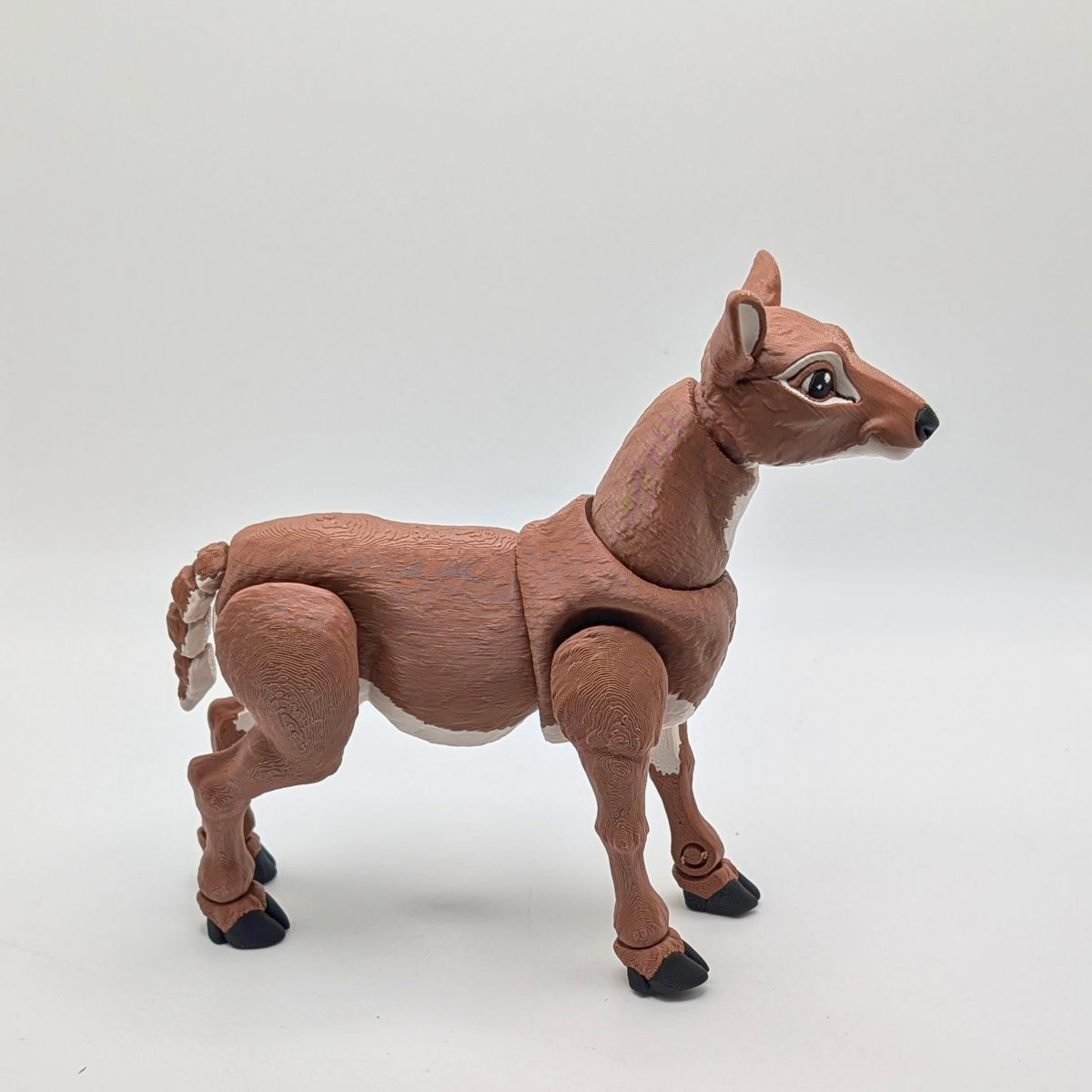 Articulated Buck and Doe Deer Fidget Toy - 3D Printed Woodland Desk Pet