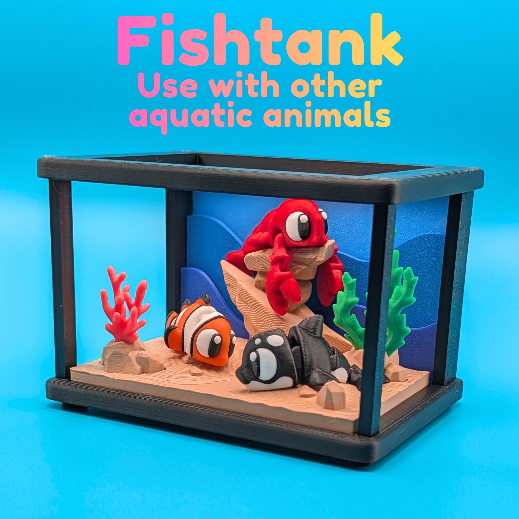 The Lobster Tank | Articulated Fidget & Habitat