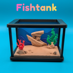 Articulated Flexi Dolphin Fidget Toy with Optional Tank