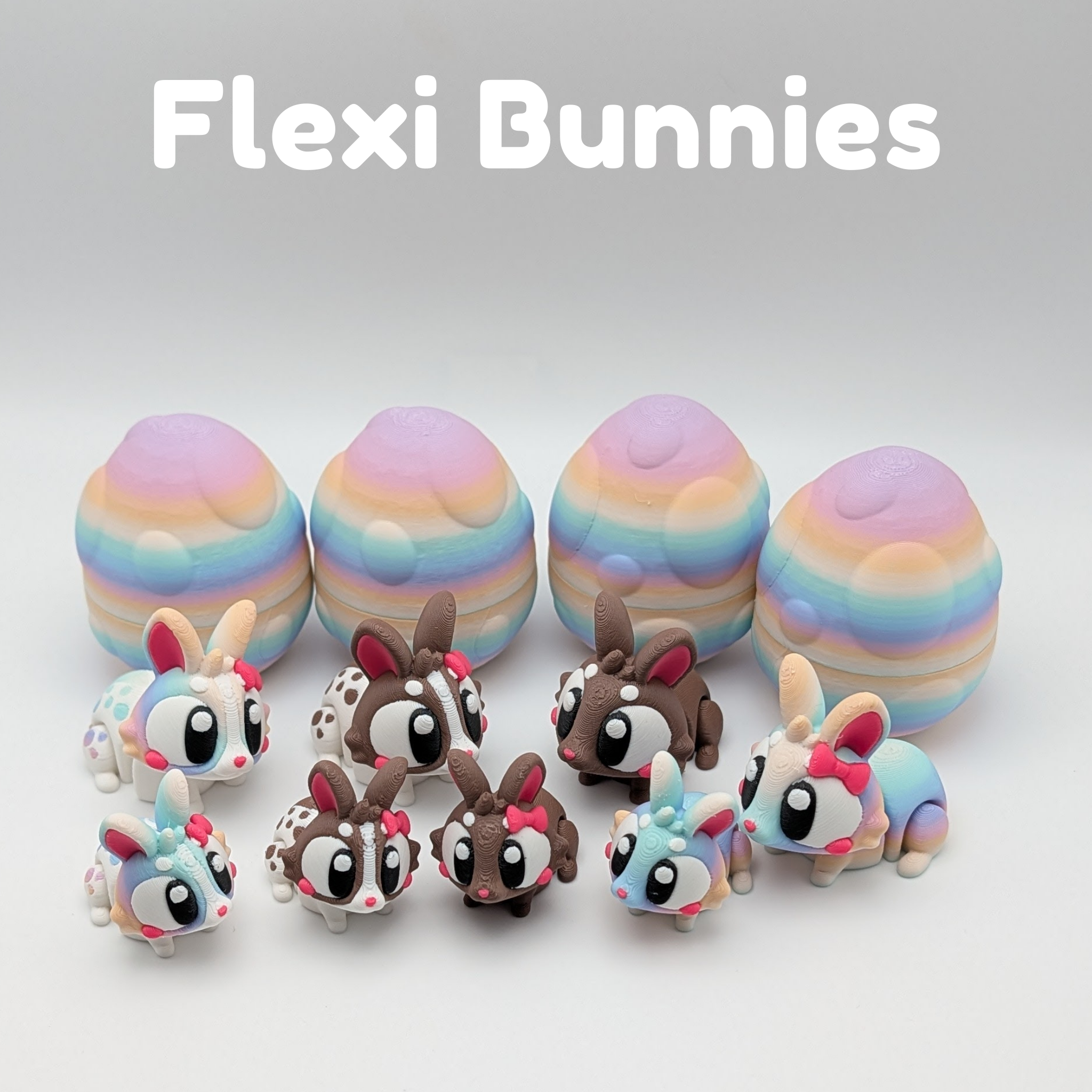 Flexi Bunny Articulated Fidget Toy