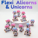 Cute Flexi Unicorn & Alicorn Fidget Toy