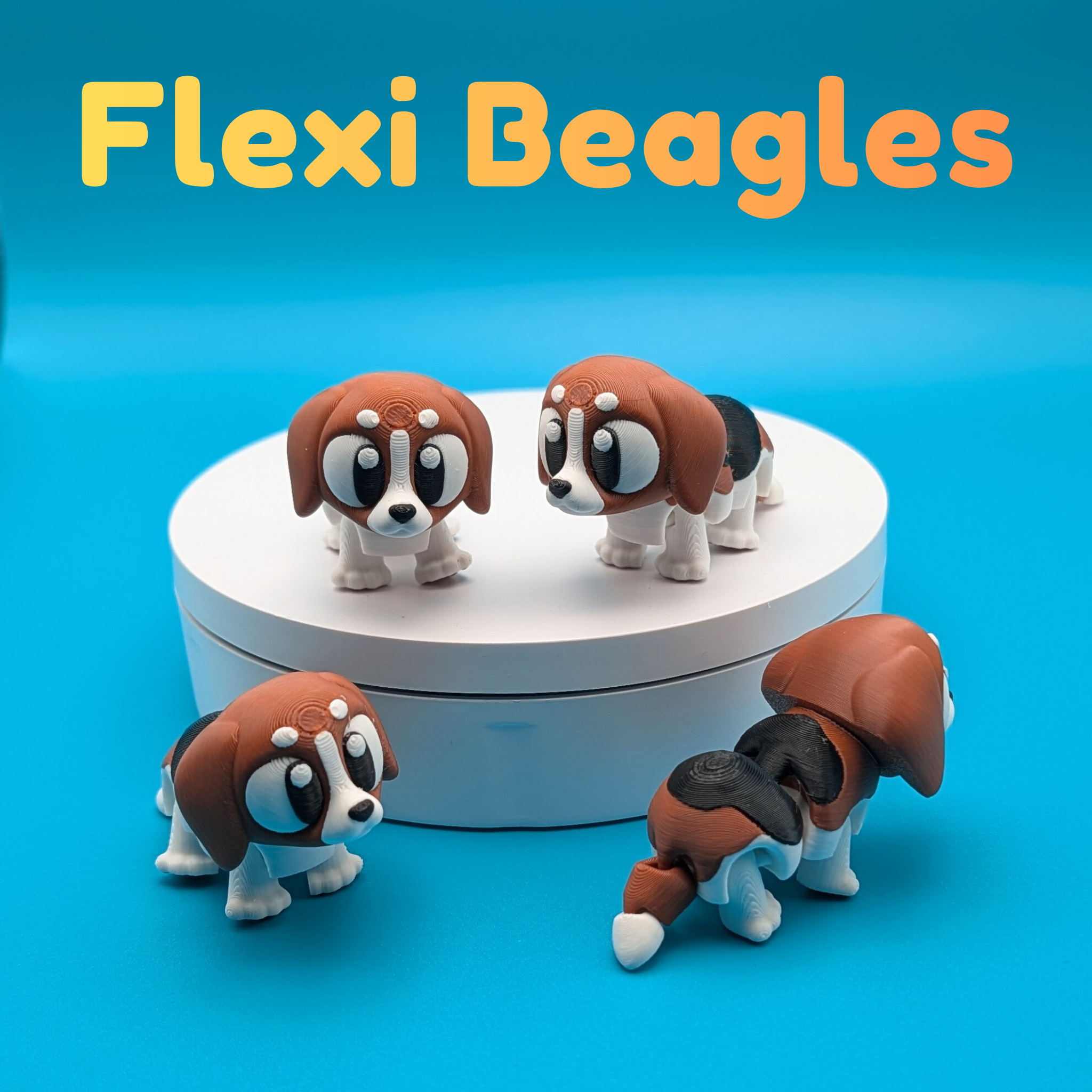 Flexi Beagle | Articulated Puppy & Play Yard