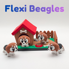 Flexi Beagle | Articulated Puppy & Play Yard