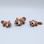 Flexi Beaver Articulated Fidgets and River Hut Playset