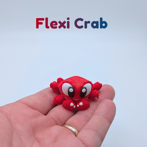 3D Printed Flexi Crab and Sand Castle Playset