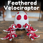 Flexi Dinosaur Fidget Toy - 3D Printed Articulated Dino Desk Pet