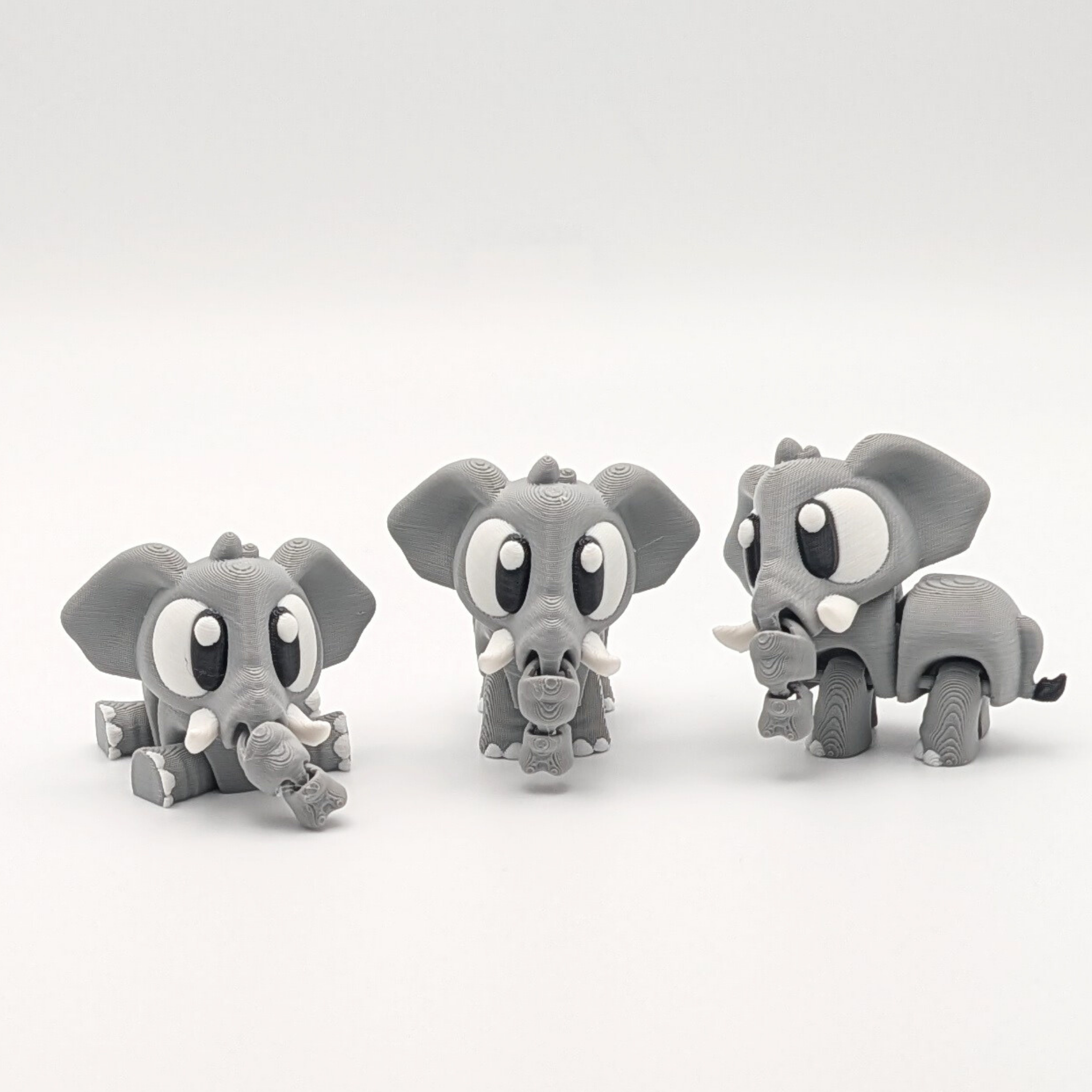 Flexi Elephant Fidget | Articulated Safari Animal