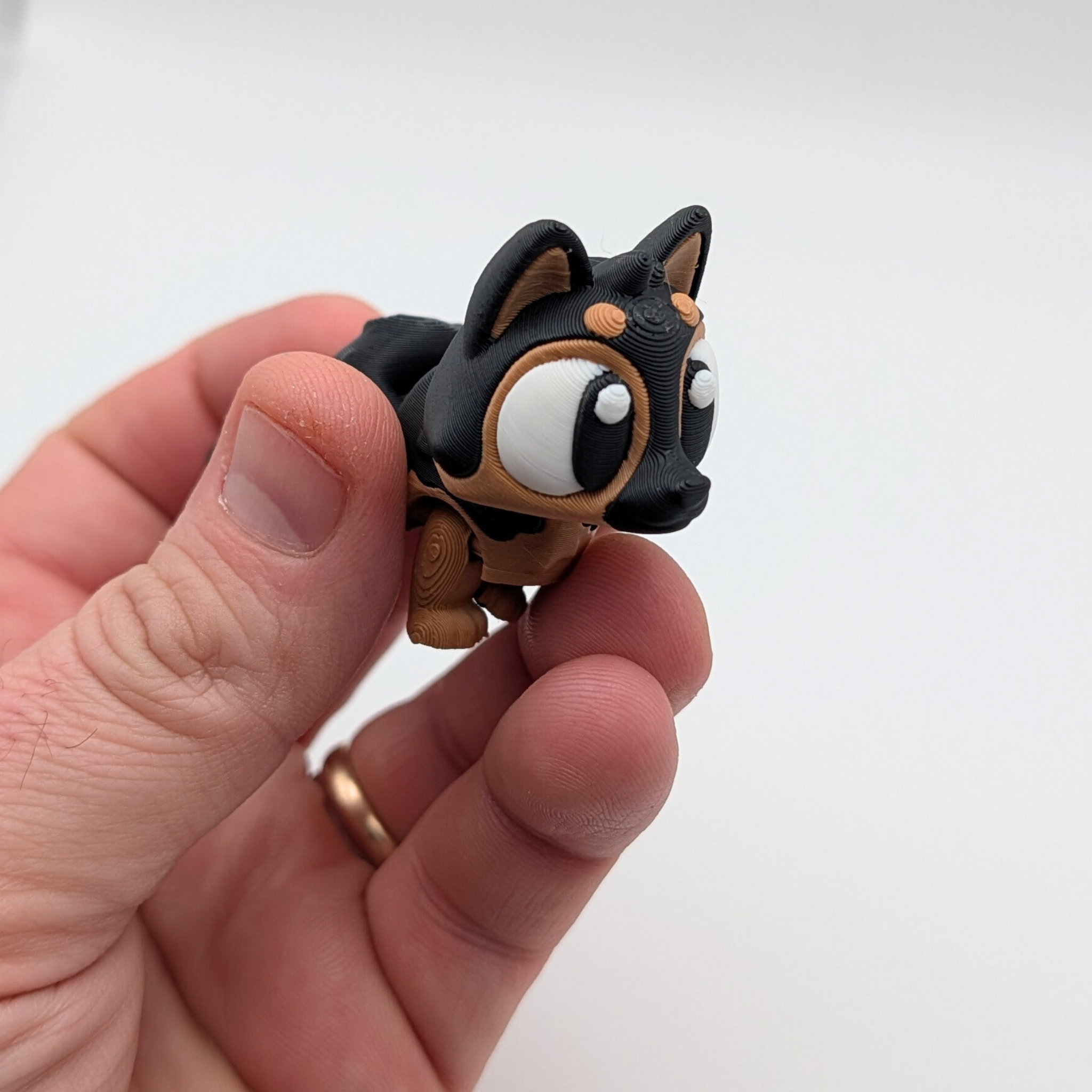 Flexi German Shepherd Fidget | Articulated Puppy & Play Yard