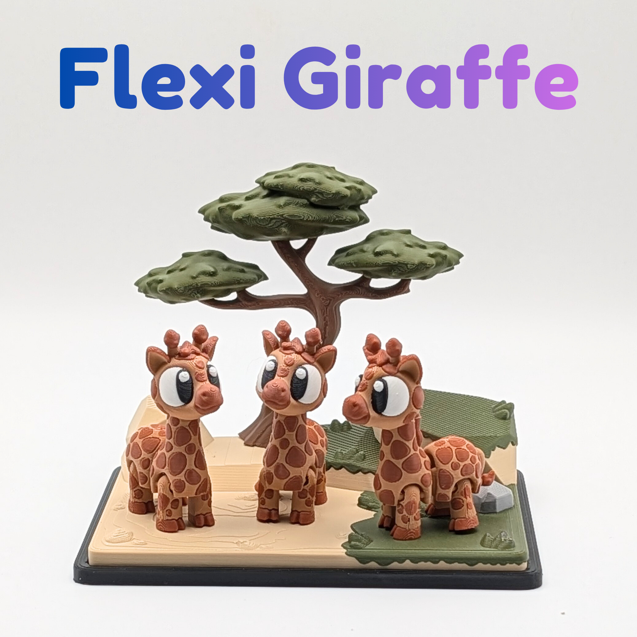Flexi Giraffe Fidget | Articulated Safari Animal