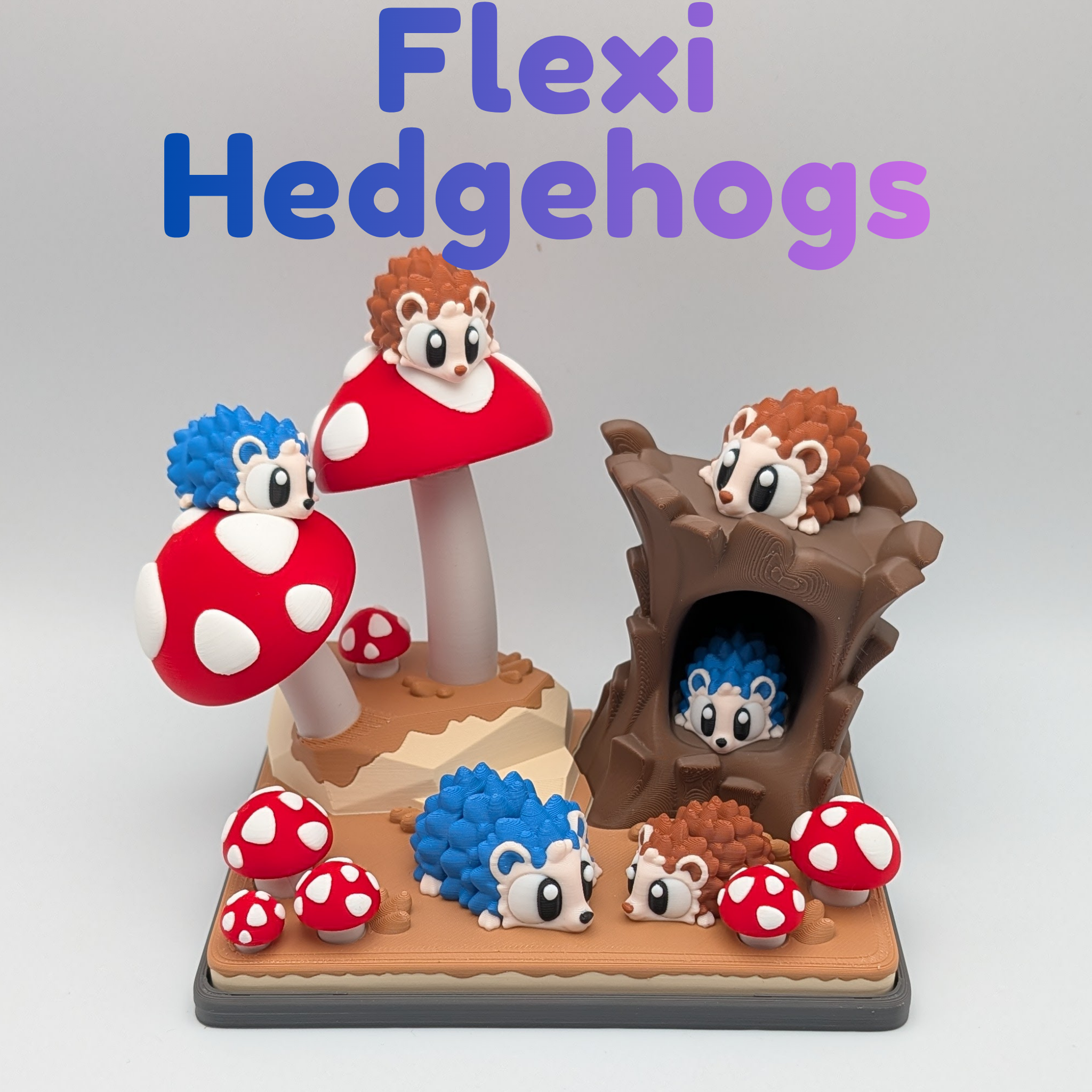 Flexi Hedgehog Articulated Fidget Toy
