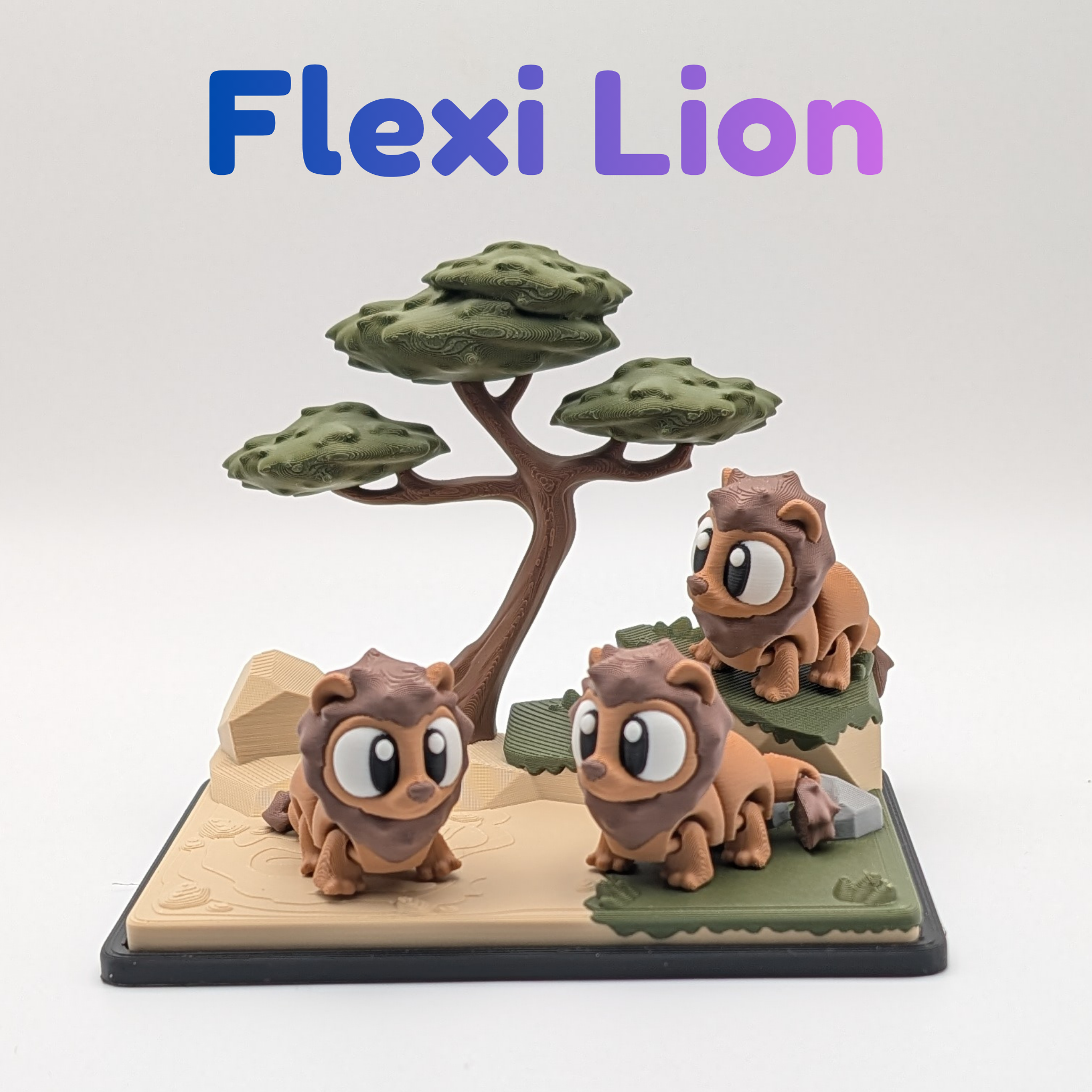 Flexi Lion Fidget | Articulated Safari Animal