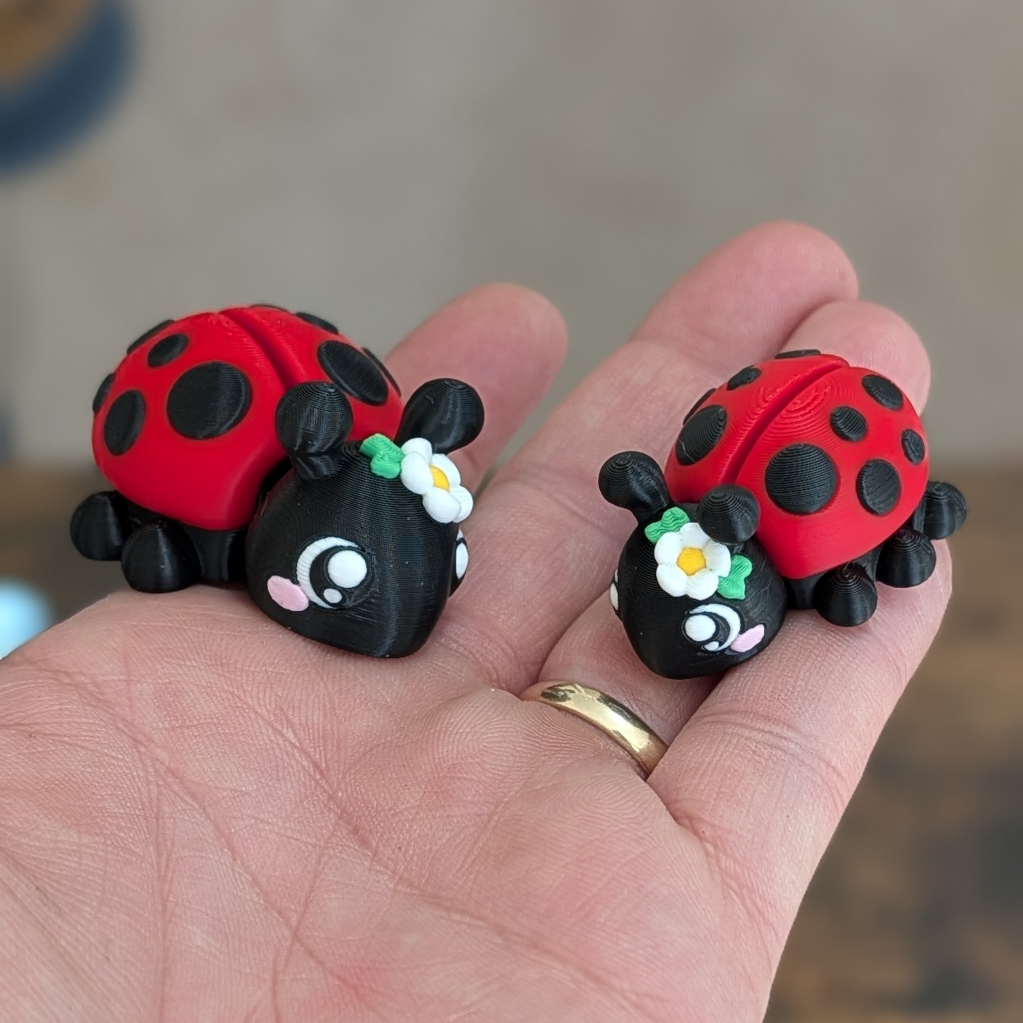 Flower Ladybug Fidget