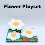 Flower Ladybug Fidget Toy and Flower Playset