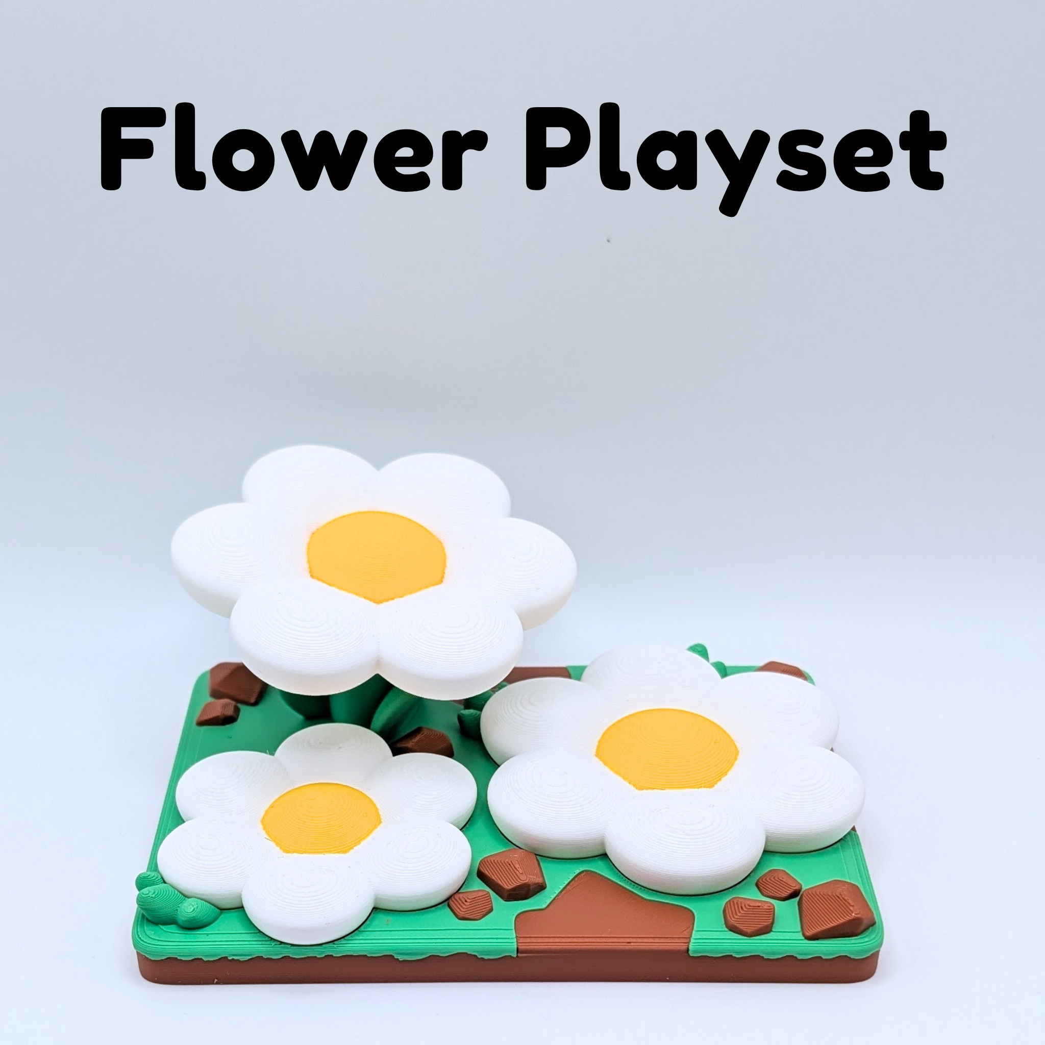 Flower Ladybug Fidget Toy and Flower Playset