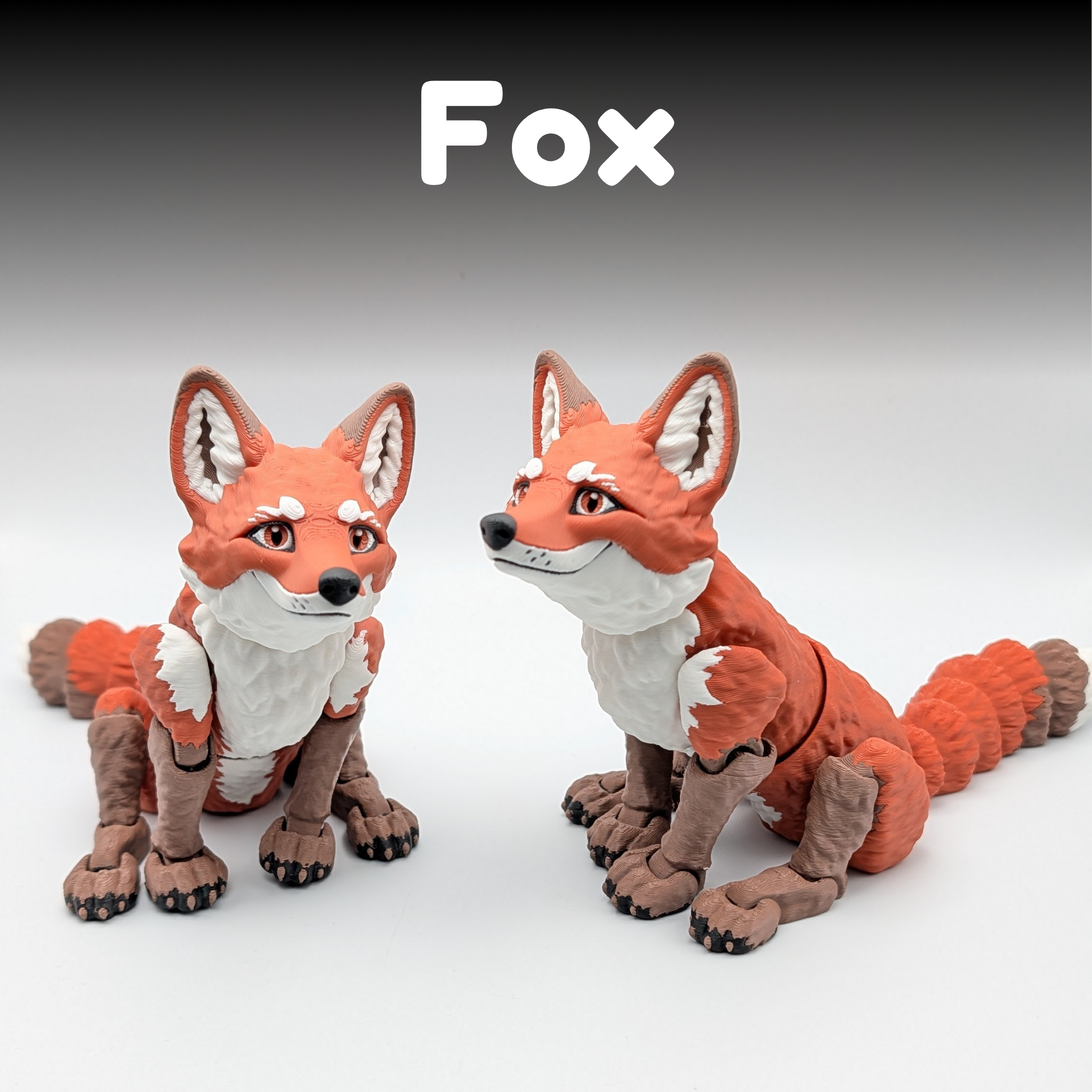Flexi Fox Articulated Fidget Toy