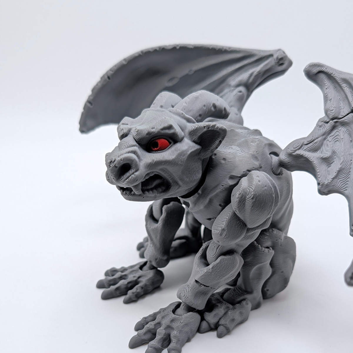 Articulated Gargoyle - 3D Printed Gothic Desk Pet