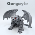 Articulated Gargoyle - 3D Printed Gothic Desk Pet