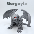 Articulated Gargoyle - 3D Printed Gothic Desk Pet