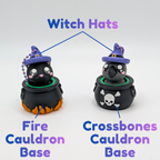 Halloween Cat and Crow Mechanical Clicker Fidget